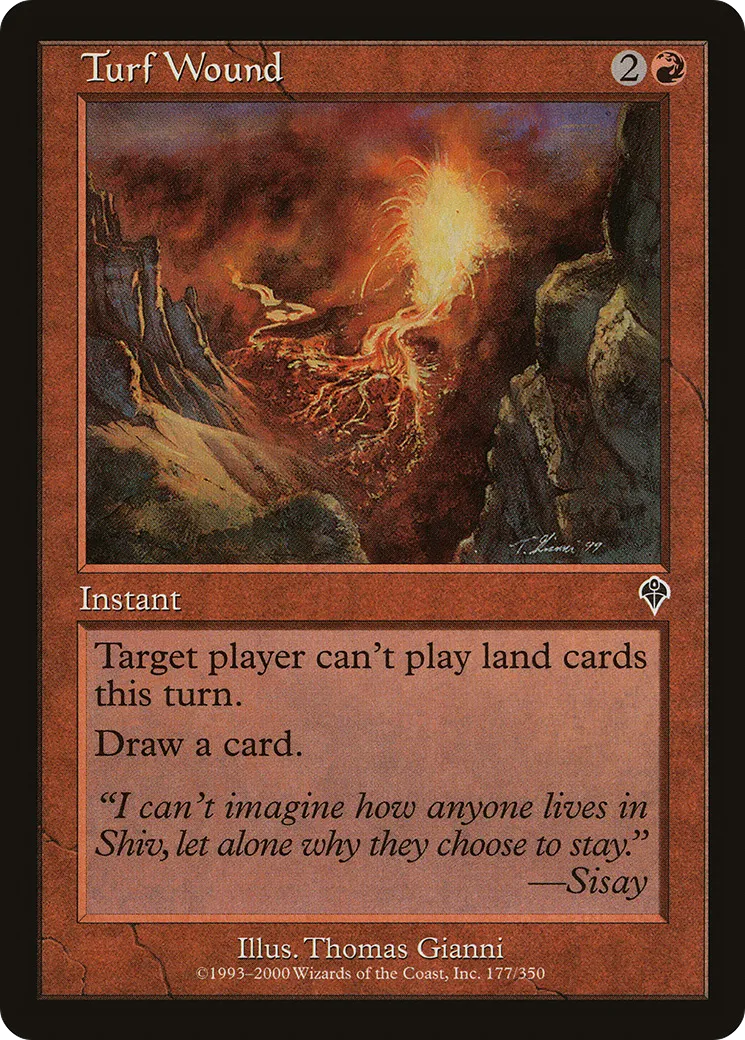 Blessure de la terre — Invasion — Magic: The Gathering