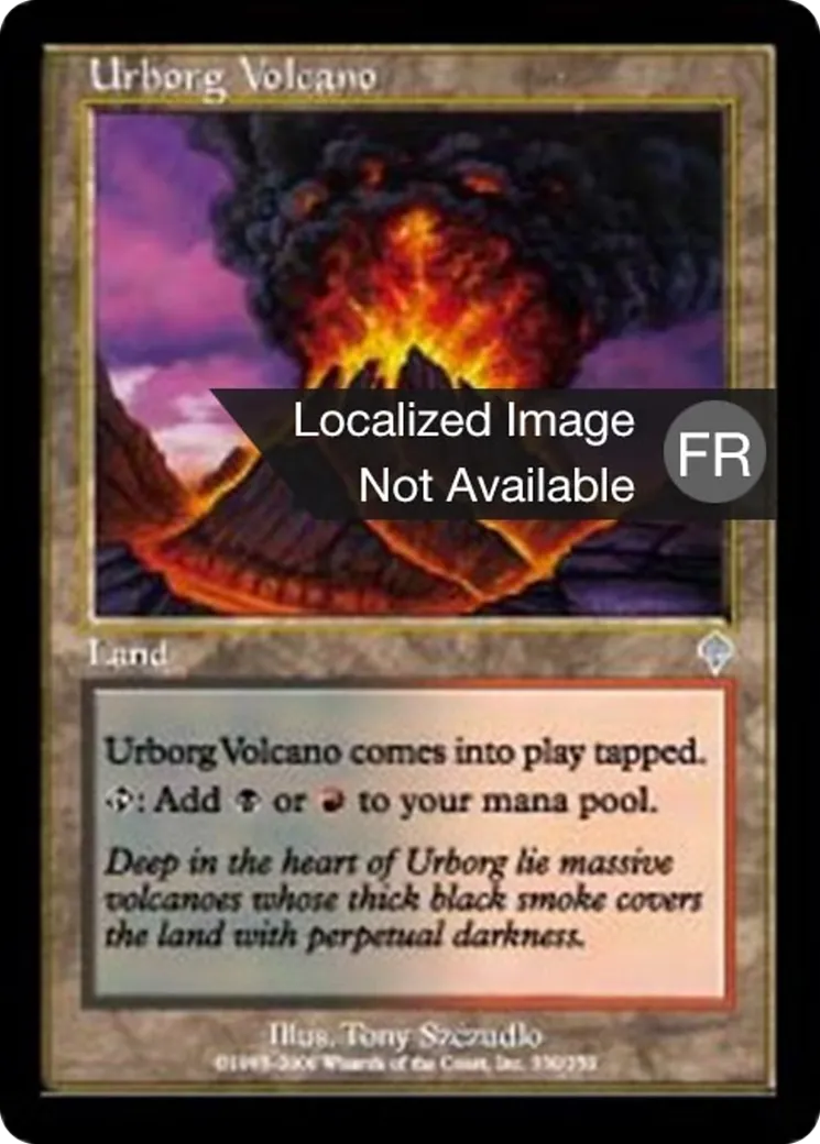Volcan d'Urborg — Invasion — Magic: The Gathering