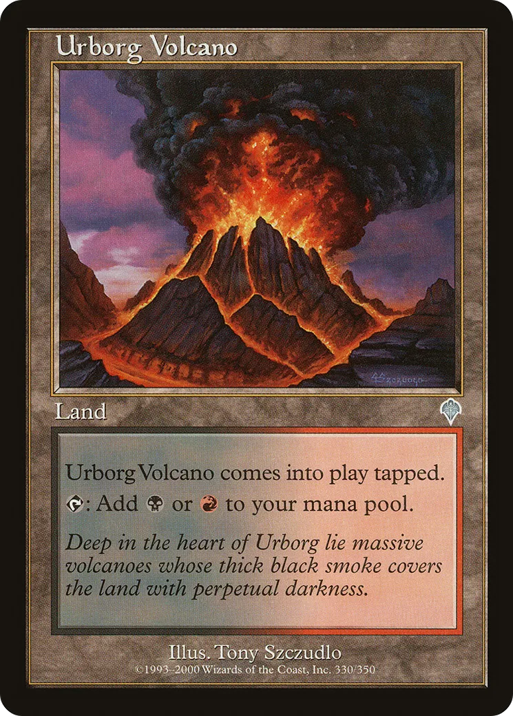 Volcan d'Urborg — Invasion — Magic: The Gathering
