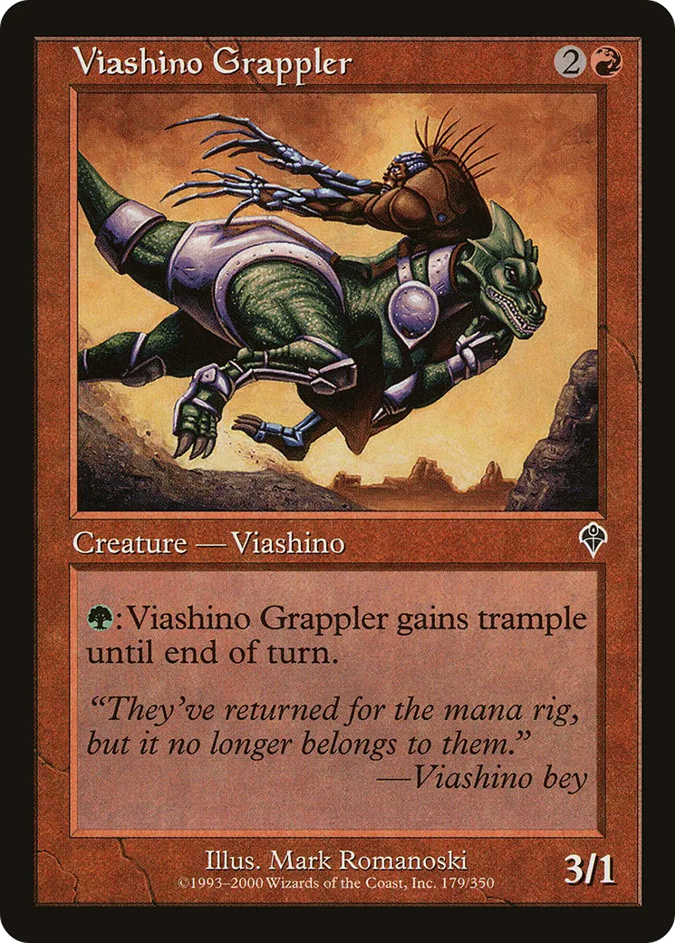Viashino Grappler — Invasion — Magic: The Gathering