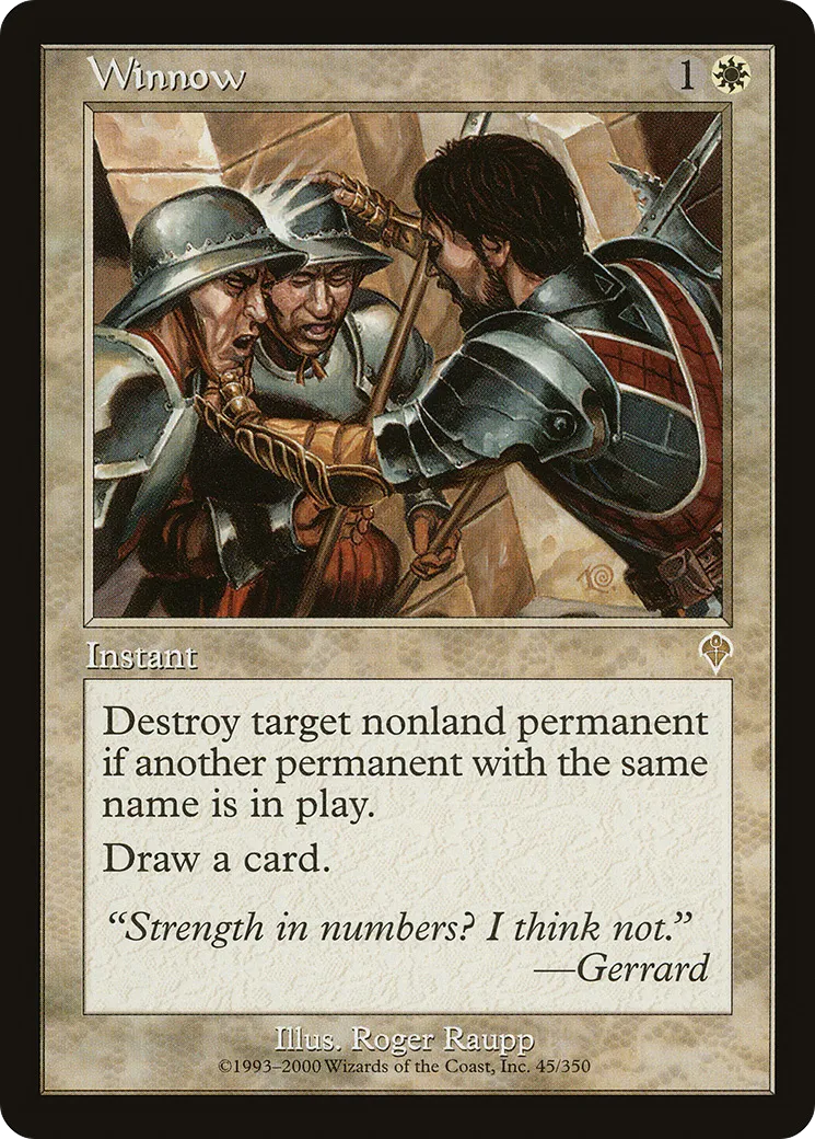 Winnow — Invasion — Magic: The Gathering