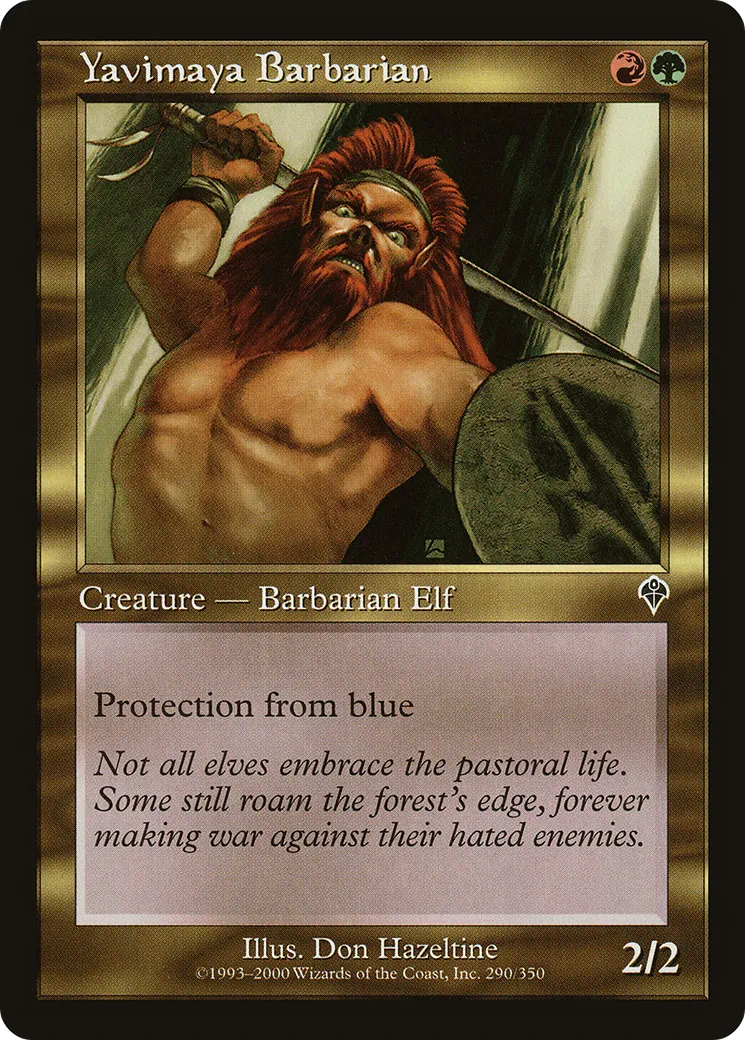 Barbare de la Yavimaya — Invasion — Magic: The Gathering