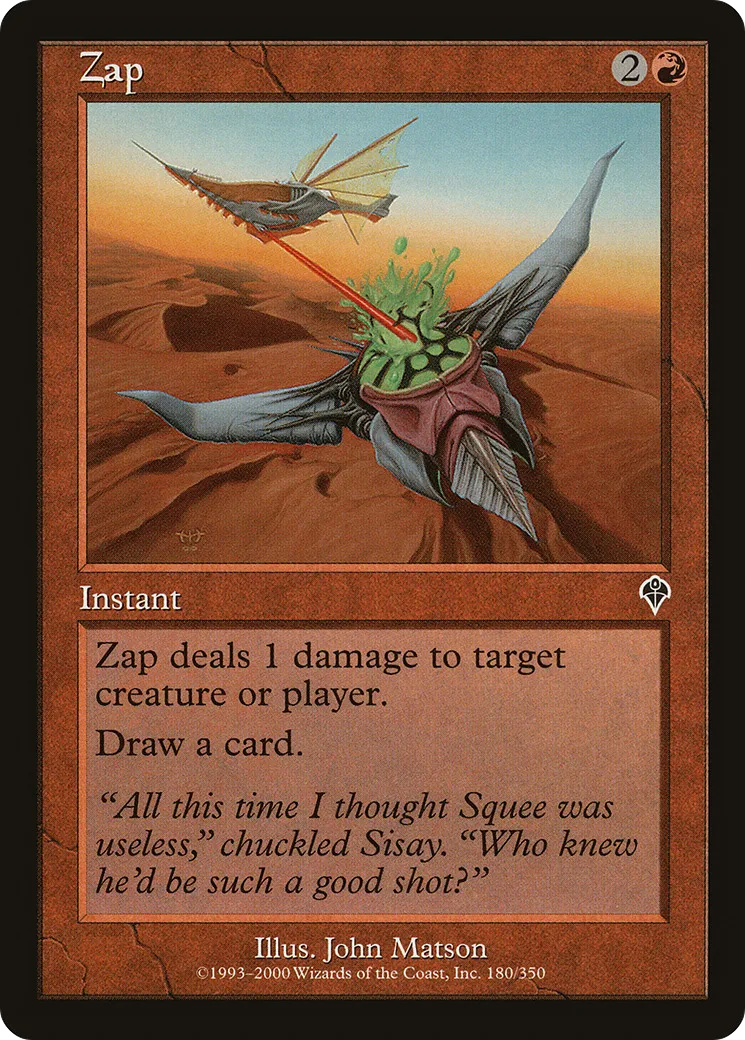 Zap — Invasion — Magic: The Gathering