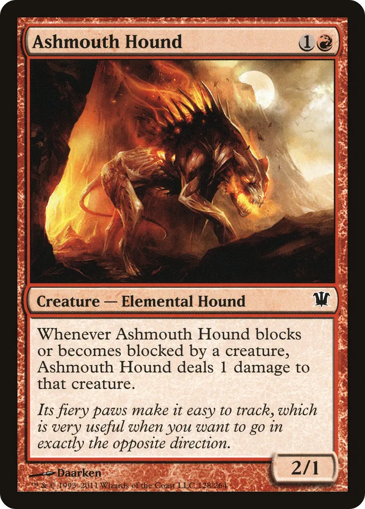 Chien de Cendregueule — Innistrad — Magic: The Gathering