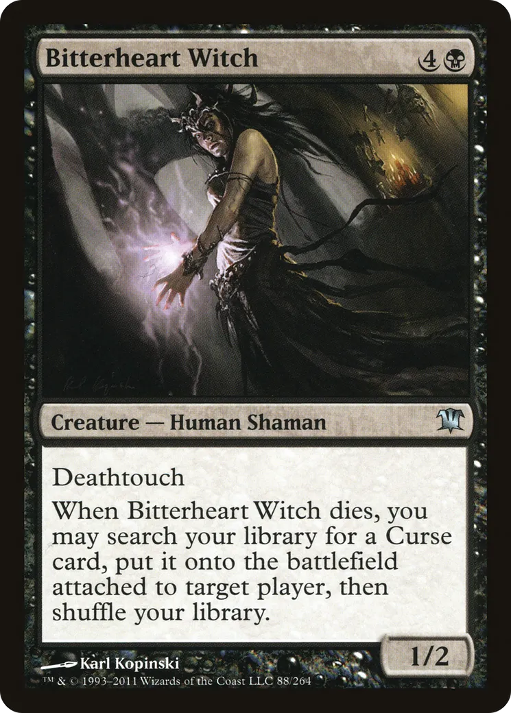 Bitterheart Witch — Innistrad — Magic: The Gathering