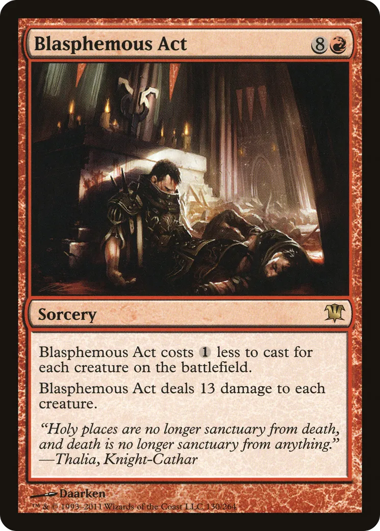 Blasphemous Act — Innistrad — Magic: The Gathering