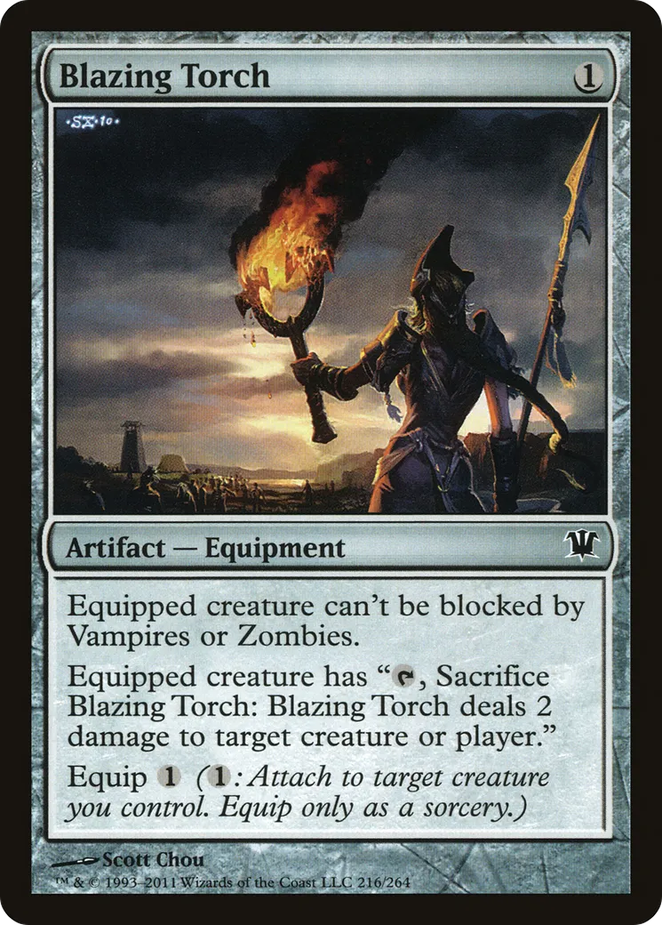 Blazing Torch — Innistrad — Magic: The Gathering
