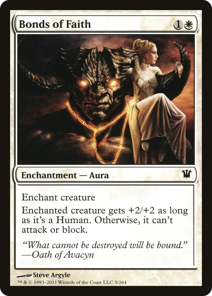 Bonds of Faith — Innistrad — Magic: The Gathering