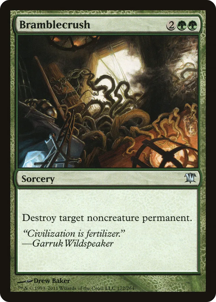 Écrasement de ronces — Innistrad — Magic: The Gathering