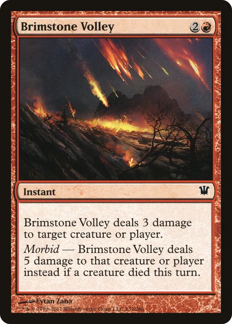Brimstone Volley — Innistrad — Magic: The Gathering