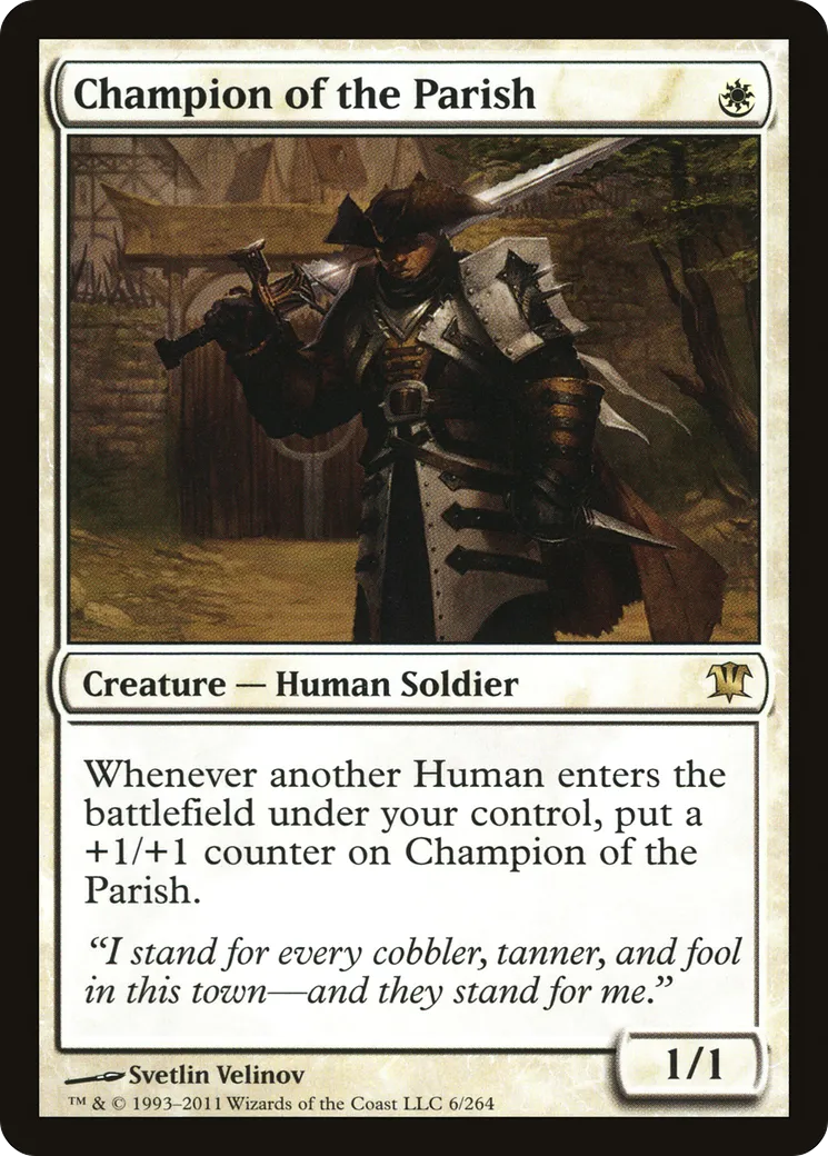 Champion de la paroisse — Innistrad — Magic: The Gathering