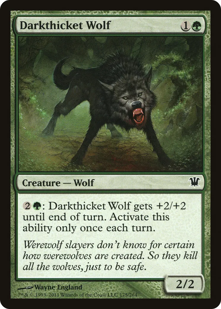 Loup des halliers sombres — Innistrad — Magic: The Gathering