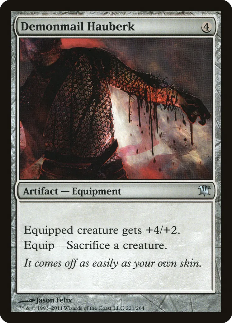 Demonmail Hauberk — Innistrad — Magic: The Gathering