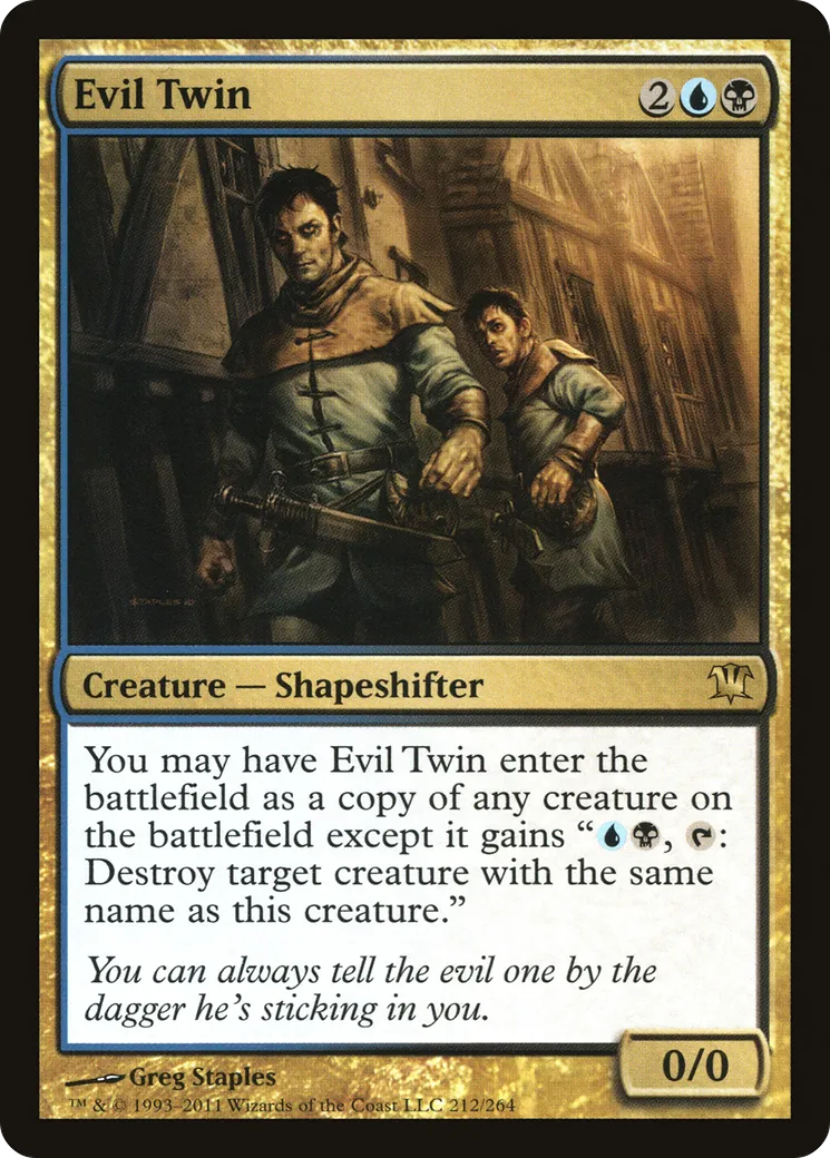 Jumeau maléfique — Innistrad — Magic: The Gathering
