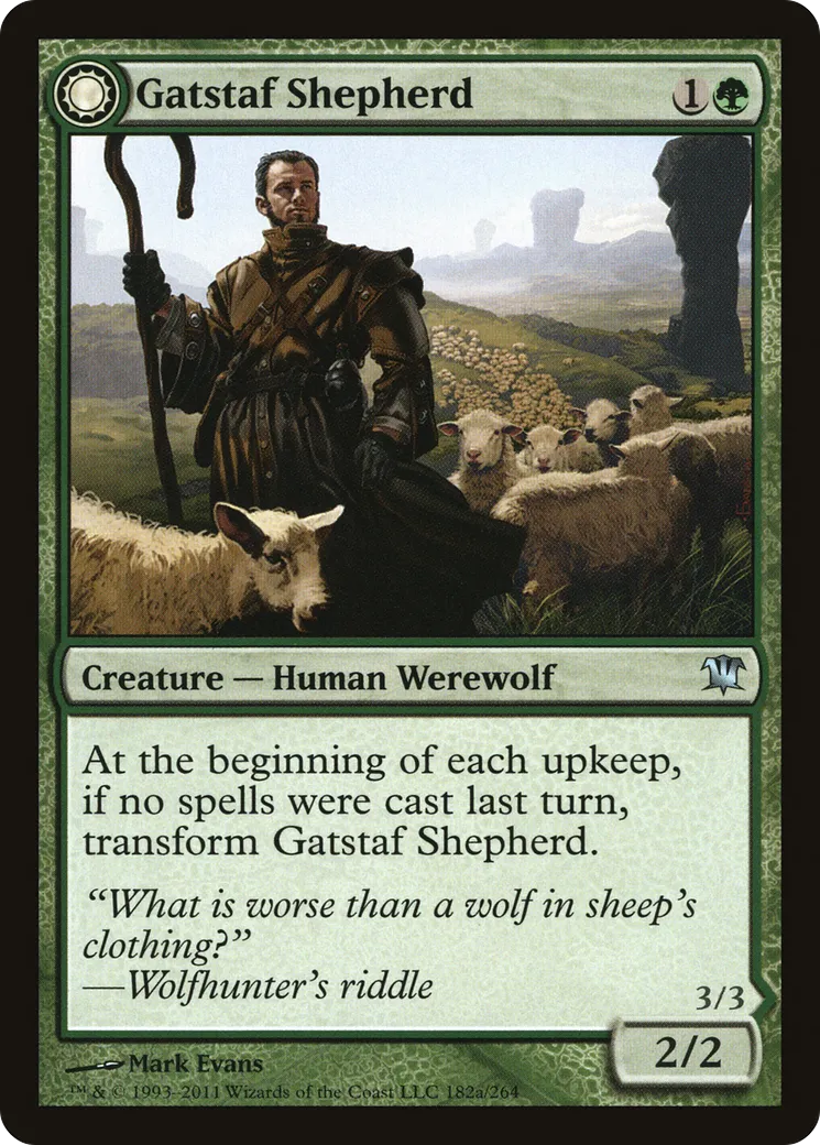 Gatstaf Shepherd // Gatstaf Howler — Innistrad — Magic: The Gathering