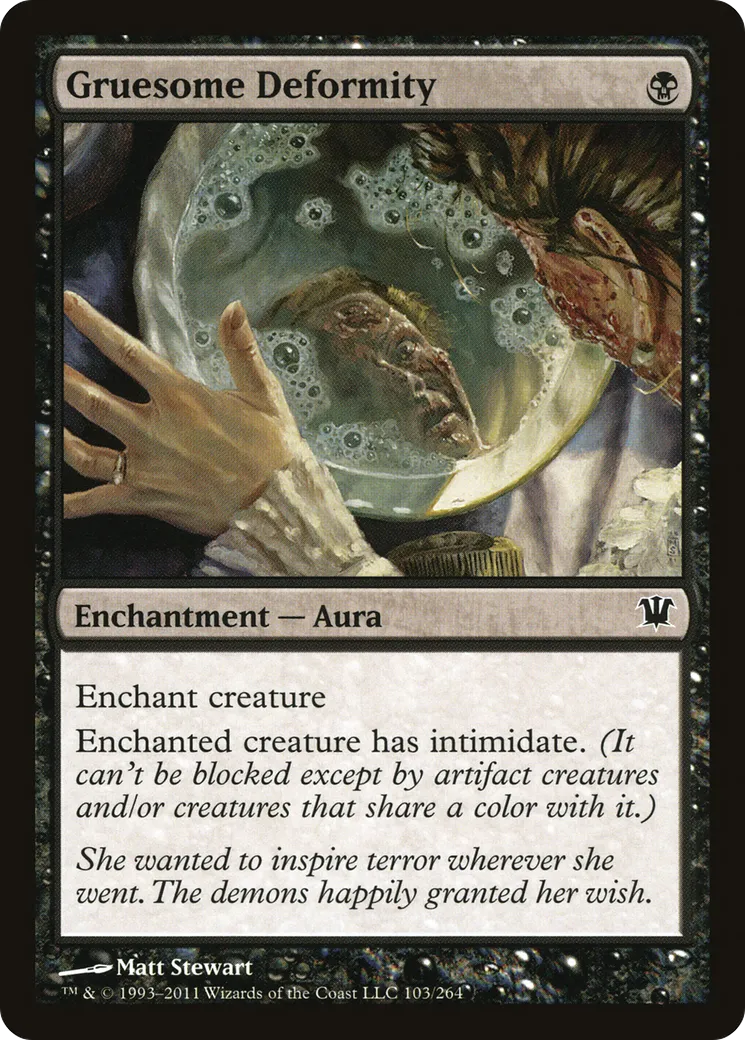 Horrible difformité — Innistrad — Magic: The Gathering