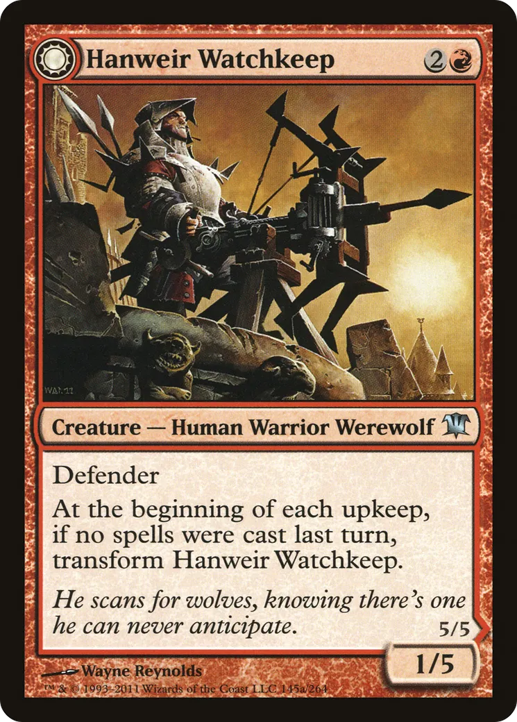 Hanweir Watchkeep // Bane of Hanweir — Innistrad — Magic: The Gathering
