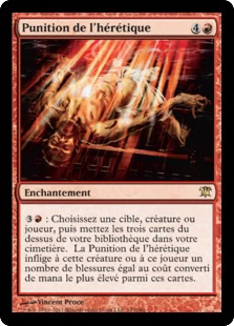 Punition de l'hérétique — Innistrad — Magic: The Gathering