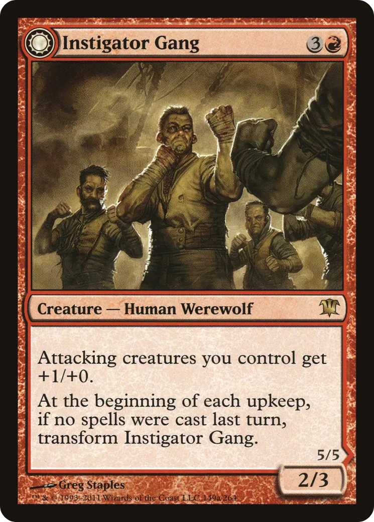Gang instigateur // Meute sangsauvage — Innistrad — Magic: The Gathering