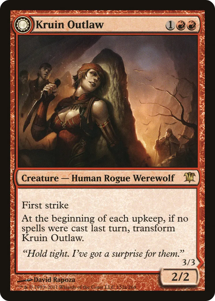 Kruin Outlaw // Terror of Kruin Pass — Innistrad — Magic: The Gathering