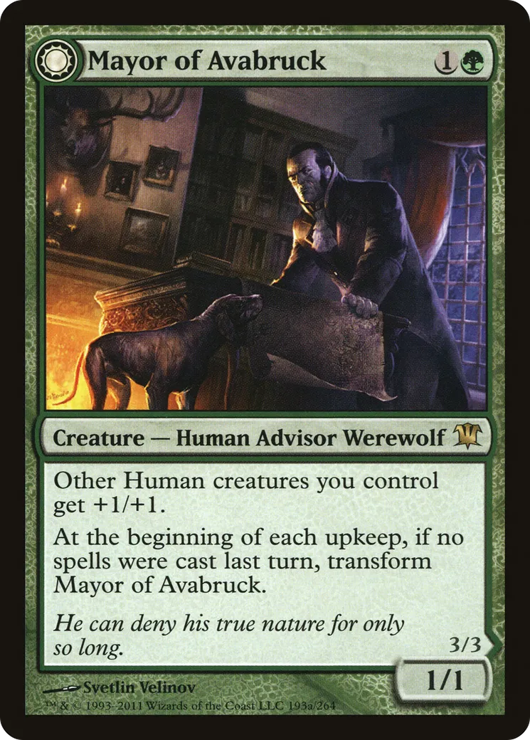 Mayor of Avabruck // Howlpack Alpha — Innistrad — Magic: The Gathering