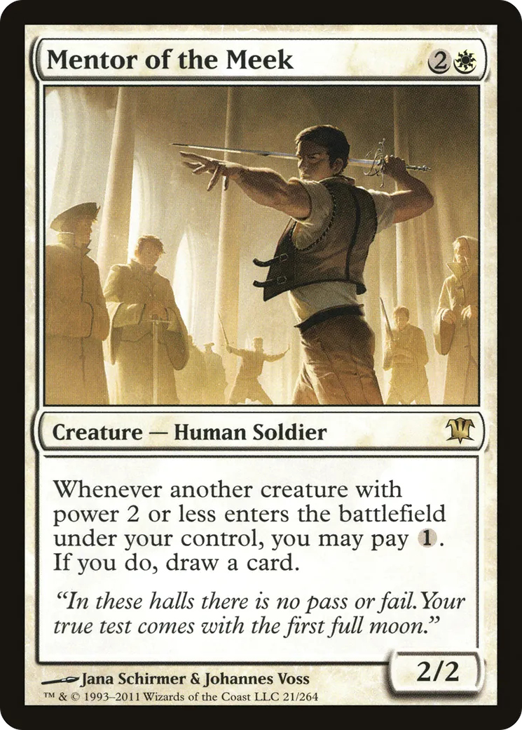 Mentor des humbles — Innistrad — Magic: The Gathering
