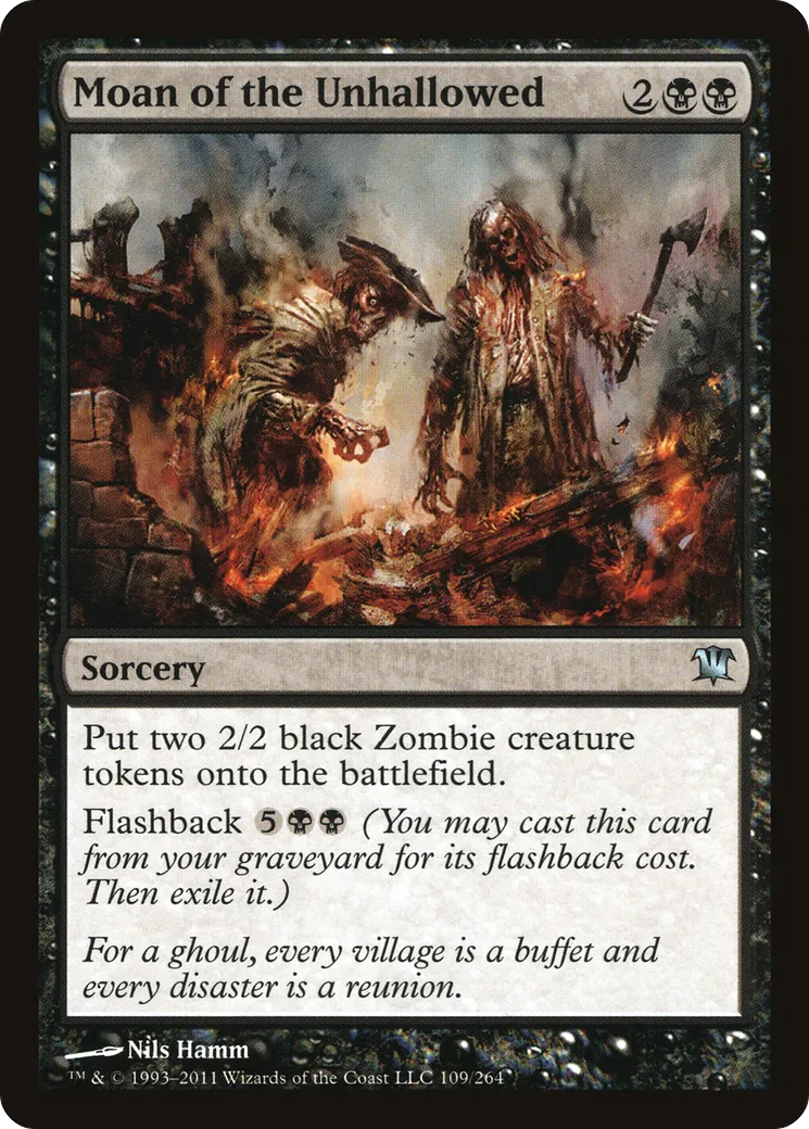 Moan of the Unhallowed — Innistrad — Magic: The Gathering