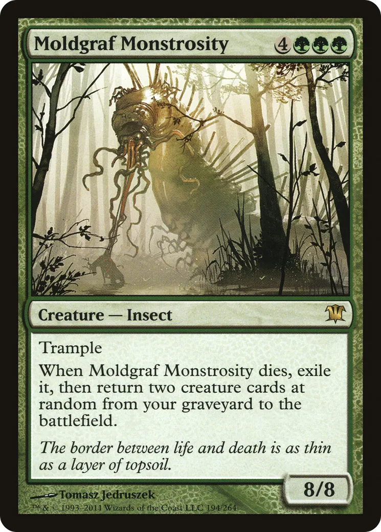 Monstruosité du moldgraf — Innistrad — Magic: The Gathering
