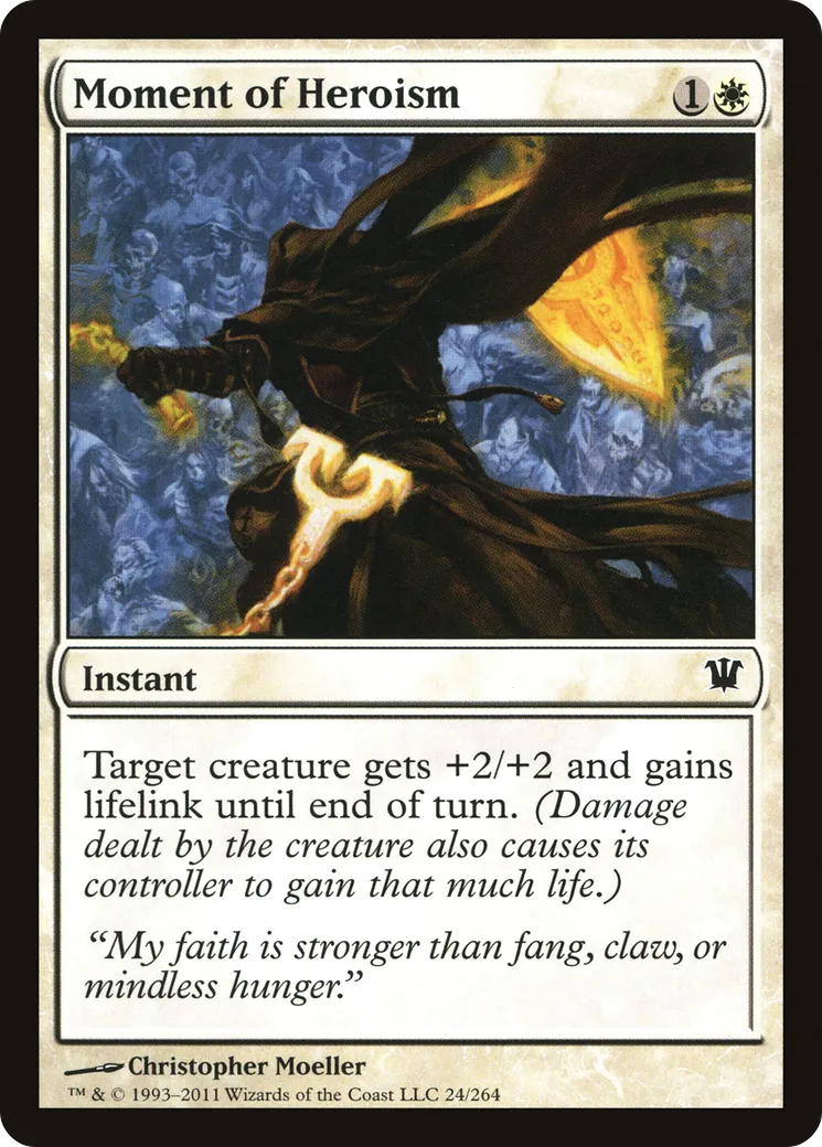 Moment of Heroism — Innistrad — Magic: The Gathering