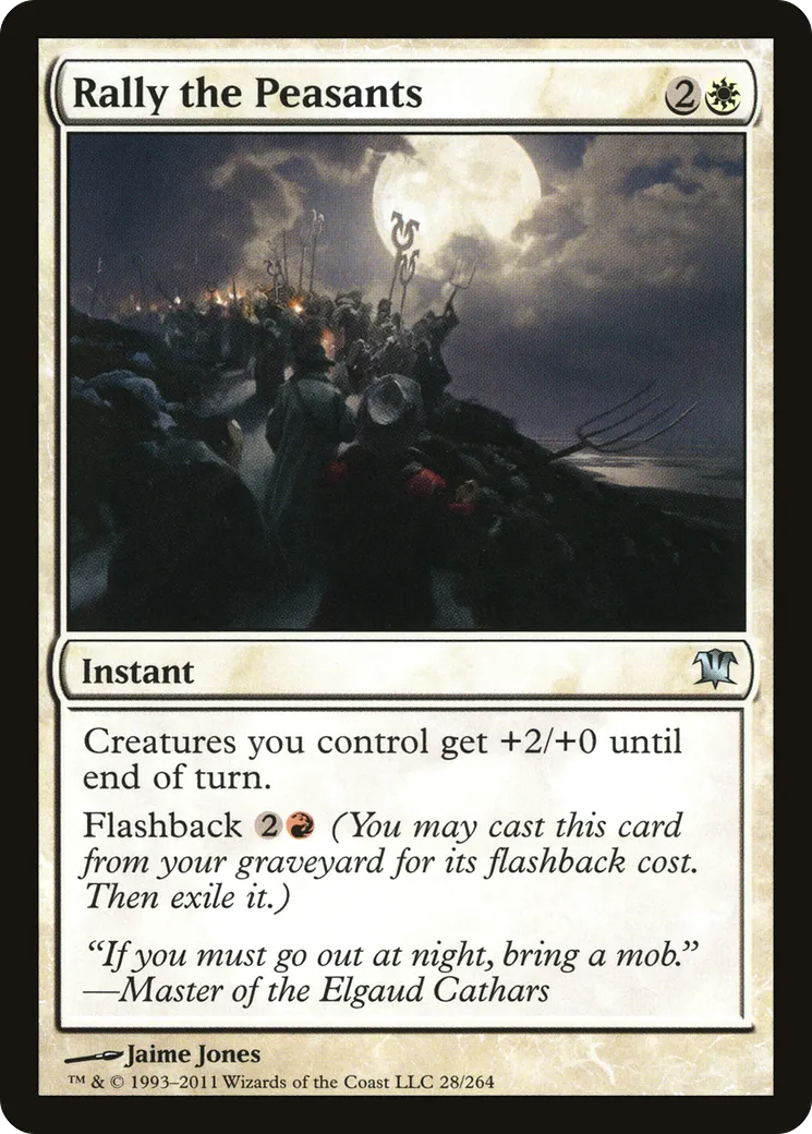 Rally the Peasants — Innistrad — Magic: The Gathering
