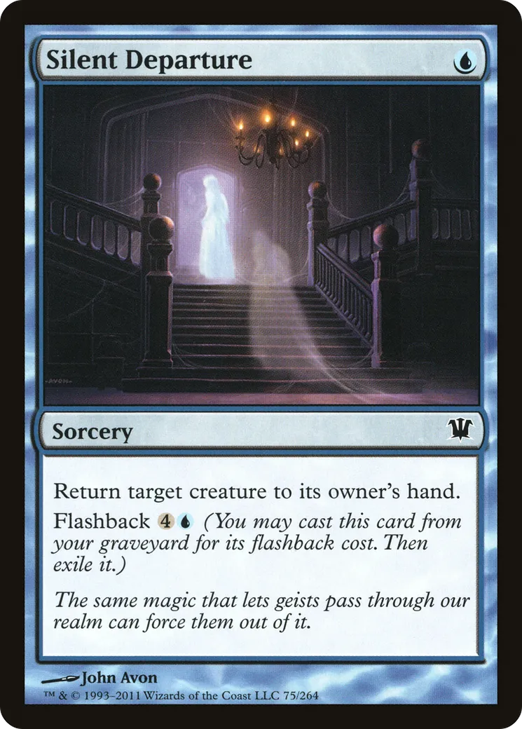 Départ silencieux — Innistrad — Magic: The Gathering
