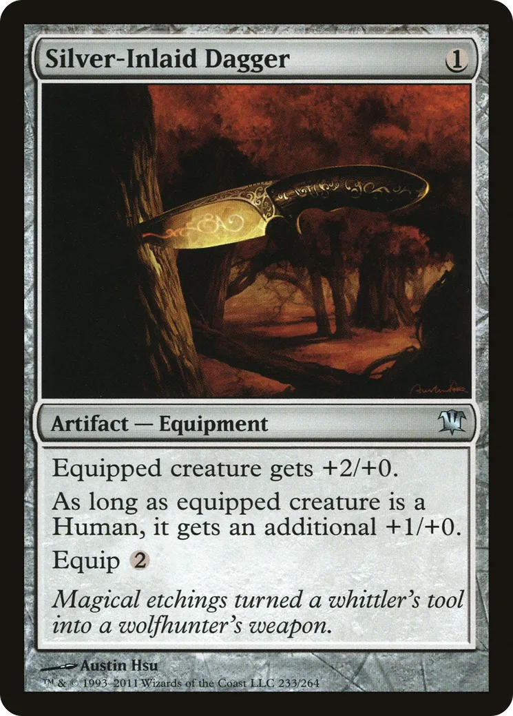 Dague incrustée d'argent — Innistrad — Magic: The Gathering