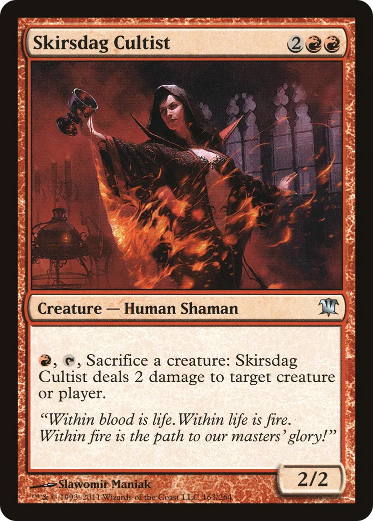 Skirsdag Cultist — Innistrad — Magic: The Gathering