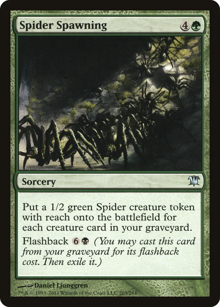 Spider Spawning — Innistrad — Magic: The Gathering