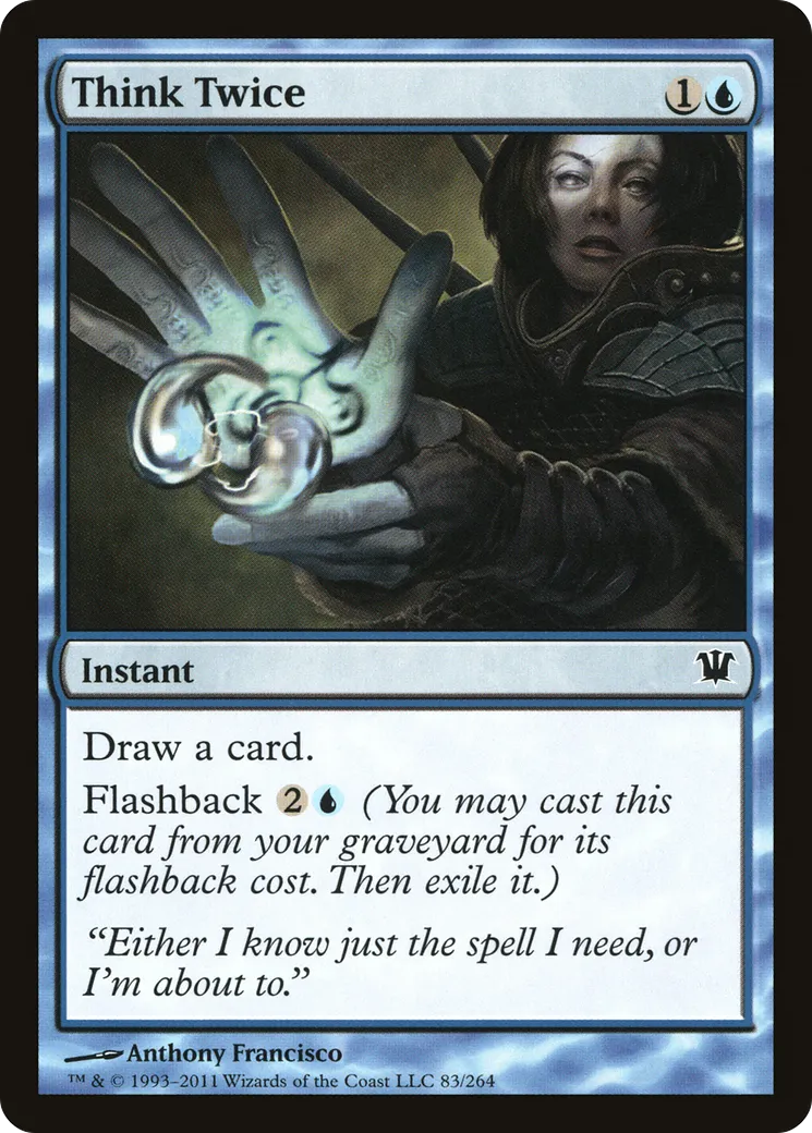 Réfléchir à deux fois — Innistrad — Magic: The Gathering