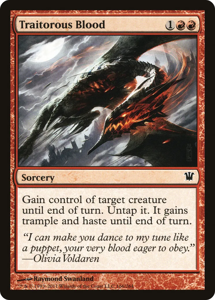 Traitorous Blood — Innistrad — Magic: The Gathering