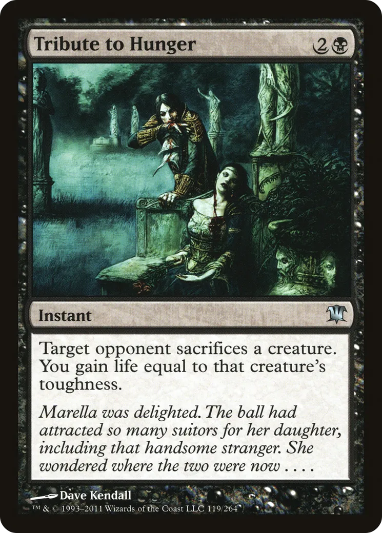 Hommage à la faim — Innistrad — Magic: The Gathering