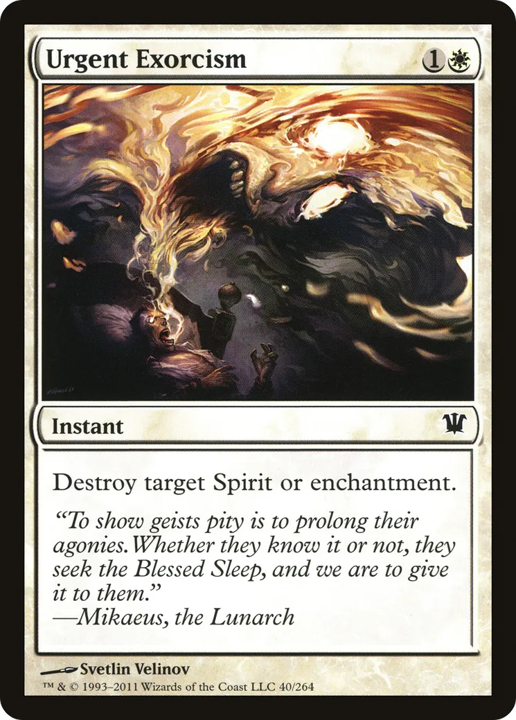 Urgent Exorcism — Innistrad — Magic: The Gathering