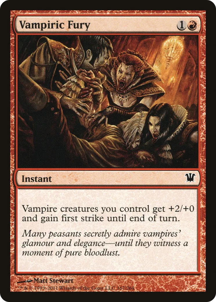 Vampiric Fury — Innistrad — Magic: The Gathering
