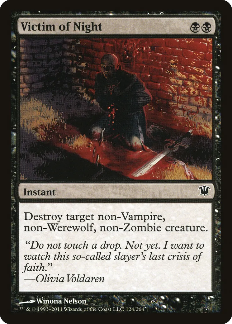 Victime de la nuit — Innistrad — Magic: The Gathering