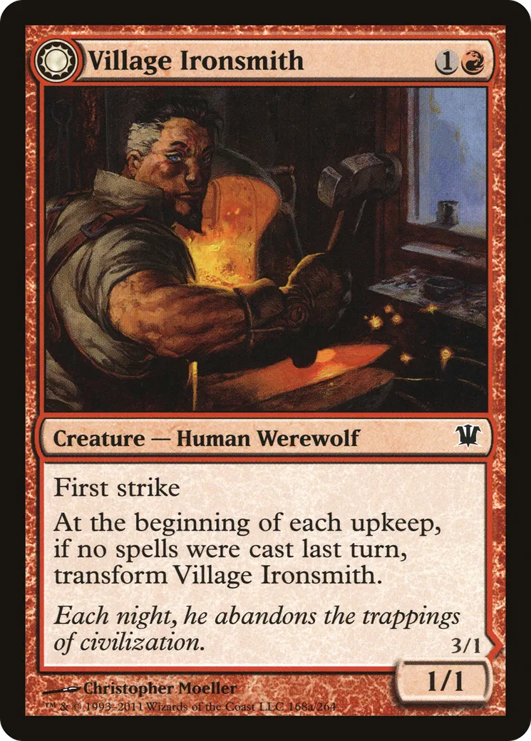 Forgeron du village // Crocdefer — Innistrad — Magic: The Gathering