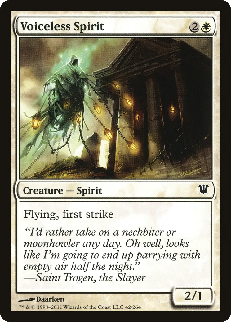 Voiceless Spirit — Innistrad — Magic: The Gathering