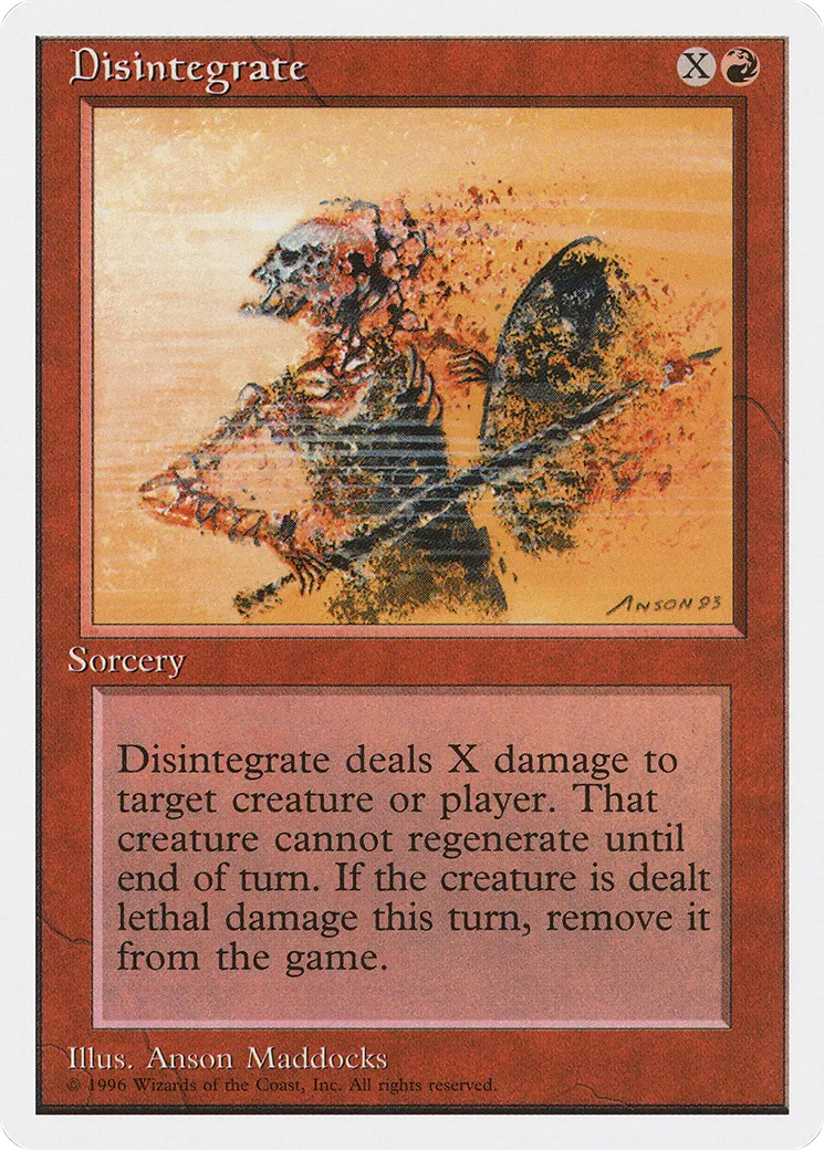 Désintégration — Introductory Two-Player Set — Magic: The Gathering