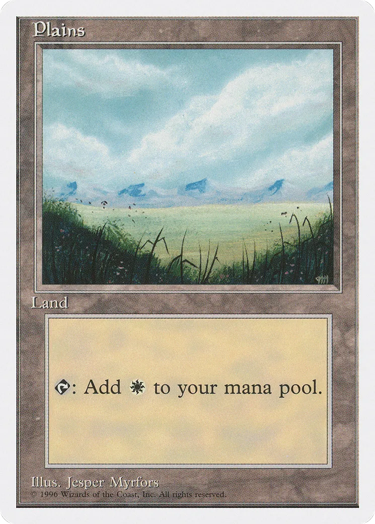 Plains — Introductory Two-Player Set — Magic: The Gathering