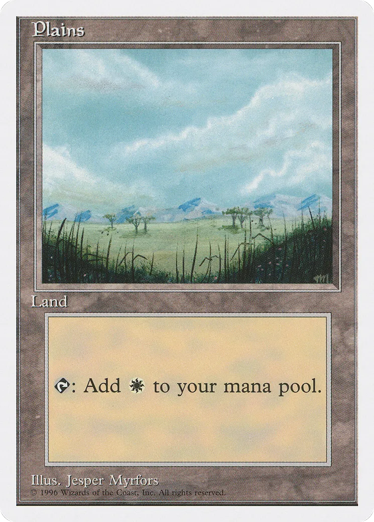 Plains — Introductory Two-Player Set — Magic: The Gathering