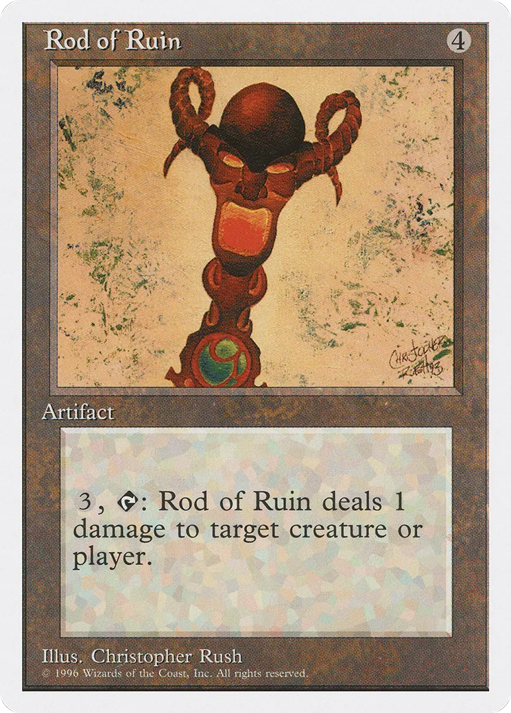 Rod of Ruin — Introductory Two-Player Set — Magic: The Gathering