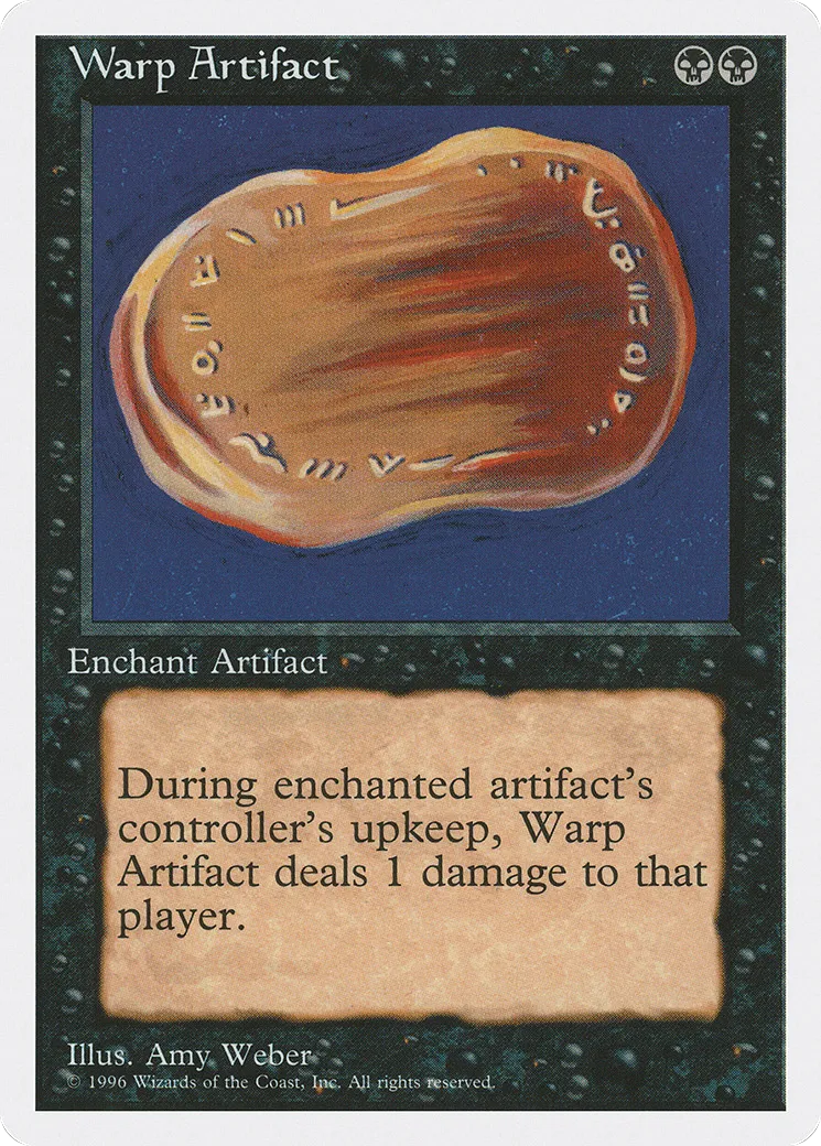 Warp Artifact — Introductory Two-Player Set — Magic: The Gathering