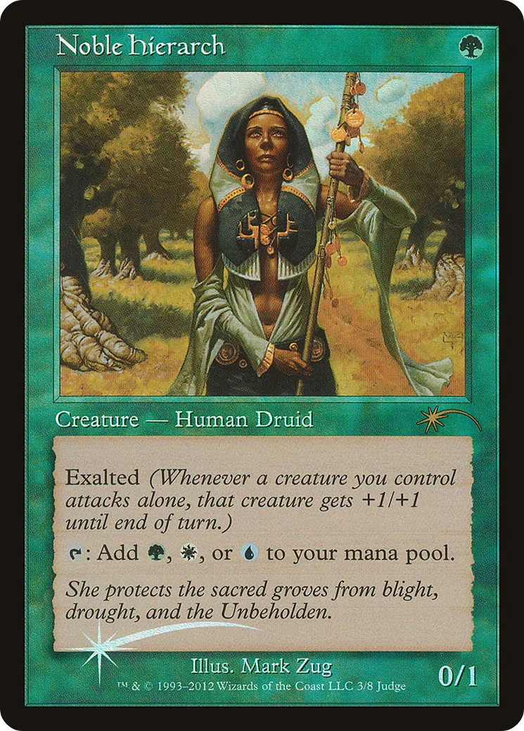 Noble Hierarch from Judge Gift Cards 2012 - Magic: The Gathering