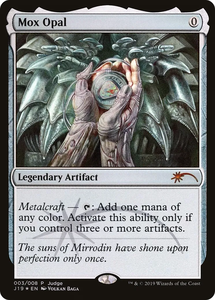 Mox Opal — Judge Gift Cards 2019 — Magic: The Gathering