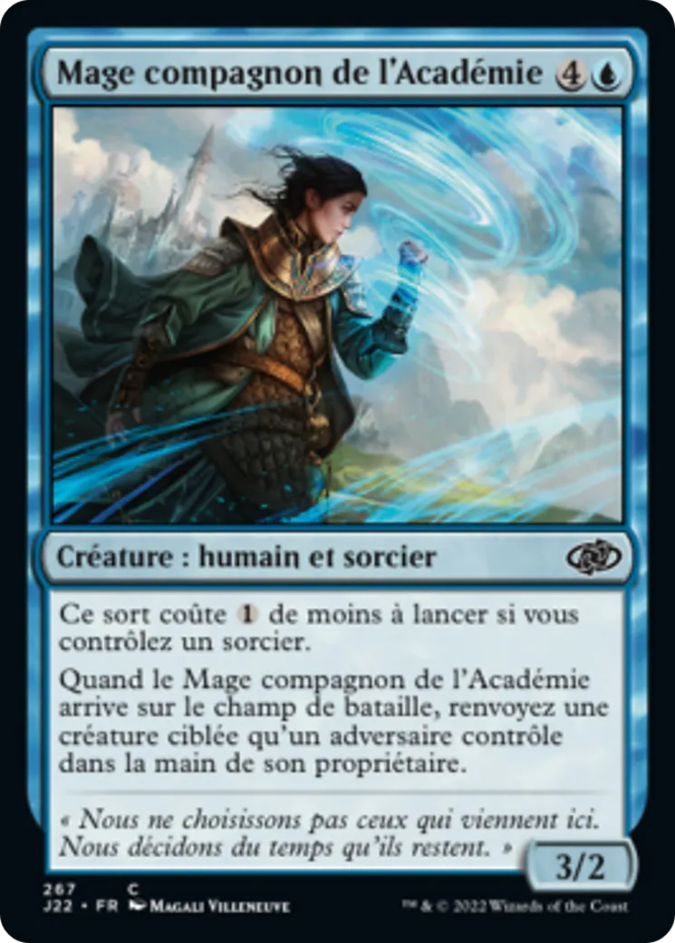 Mage compagnon de l'Académie — Jumpstart 2022 — Magic: The Gathering